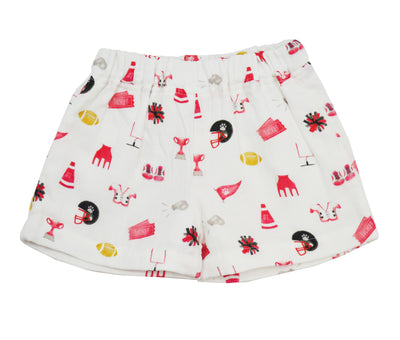 Nola Tawk Football Muslin Shorts | Georgia